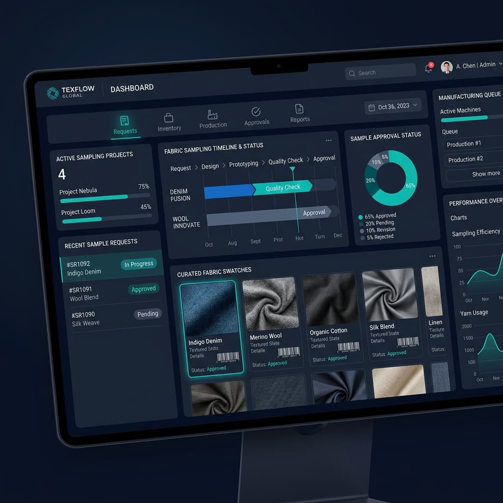 TextileOps Dashboard